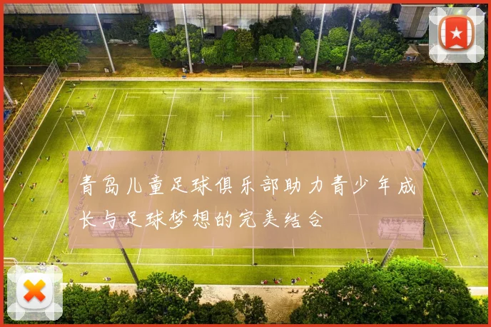 青岛儿童足球俱乐部助力青少年成长与足球梦想的完美结合